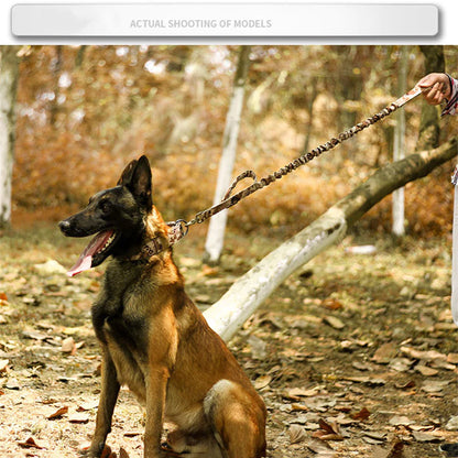 Heavy Duty 2" Wide Tactical Nylon Dog Collar for Large Breeds - K9 Military Style with Metal Buckle