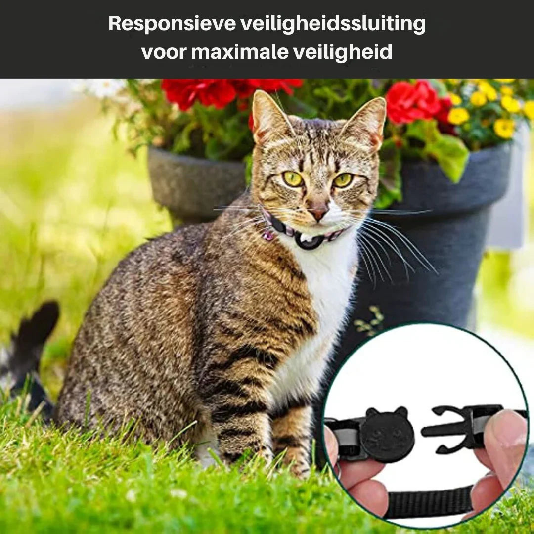 Revolutionary CAT GPS Tracking Collar - Quick-Release Fastener & Reflective Design for Enhanced Nighttime Safety!
