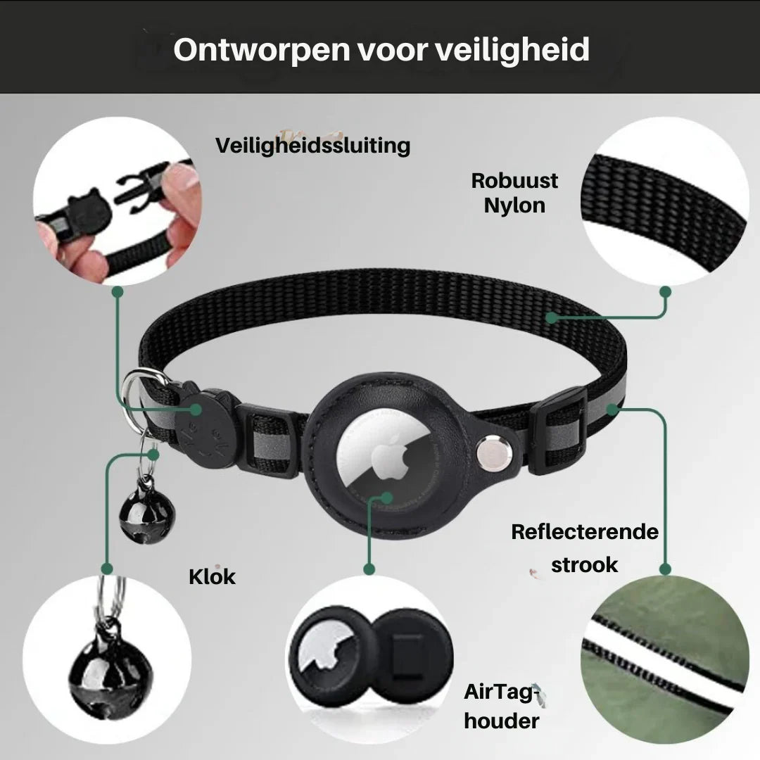 Revolutionary CAT GPS Tracking Collar - Quick-Release Fastener & Reflective Design for Enhanced Nighttime Safety!