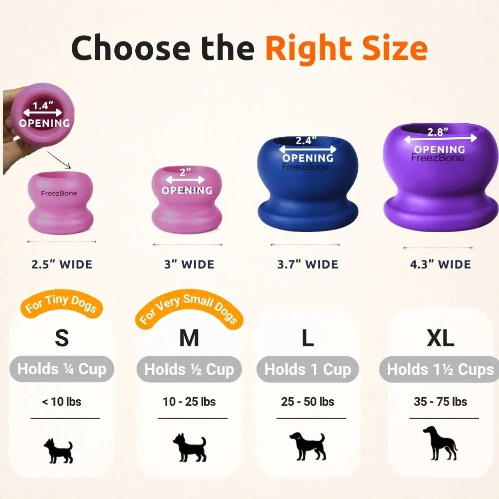 Freezball - Sturdy Fillable Dog Chew Toy