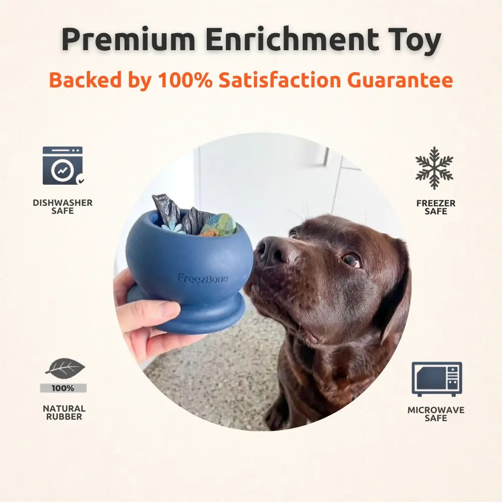 Freezball - Sturdy Fillable Dog Chew Toy