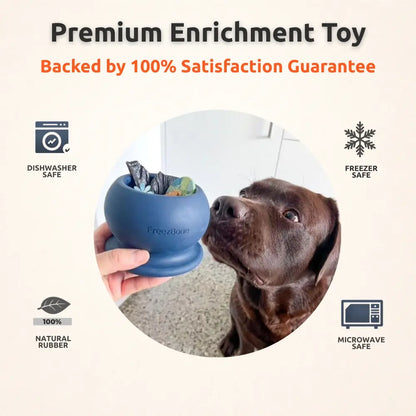 Freezball - Sturdy Fillable Dog Chew Toy