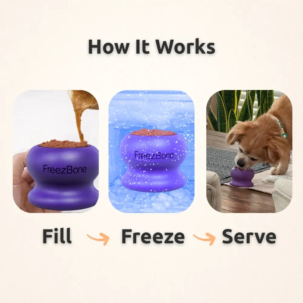Freezball - Sturdy Fillable Dog Chew Toy