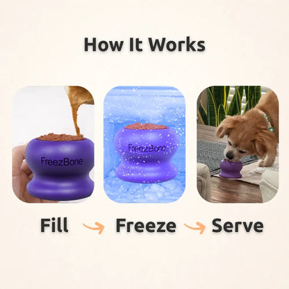 Freezball - Sturdy Fillable Dog Chew Toy