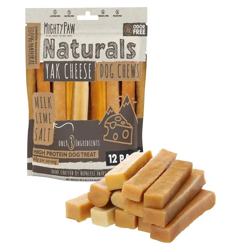 Mighty Paw All-Natural Yak Cheese Dog Chews