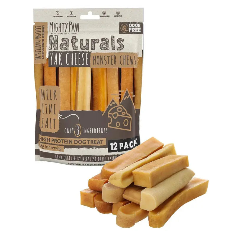 Mighty Paw All-Natural Yak Cheese Dog Chews