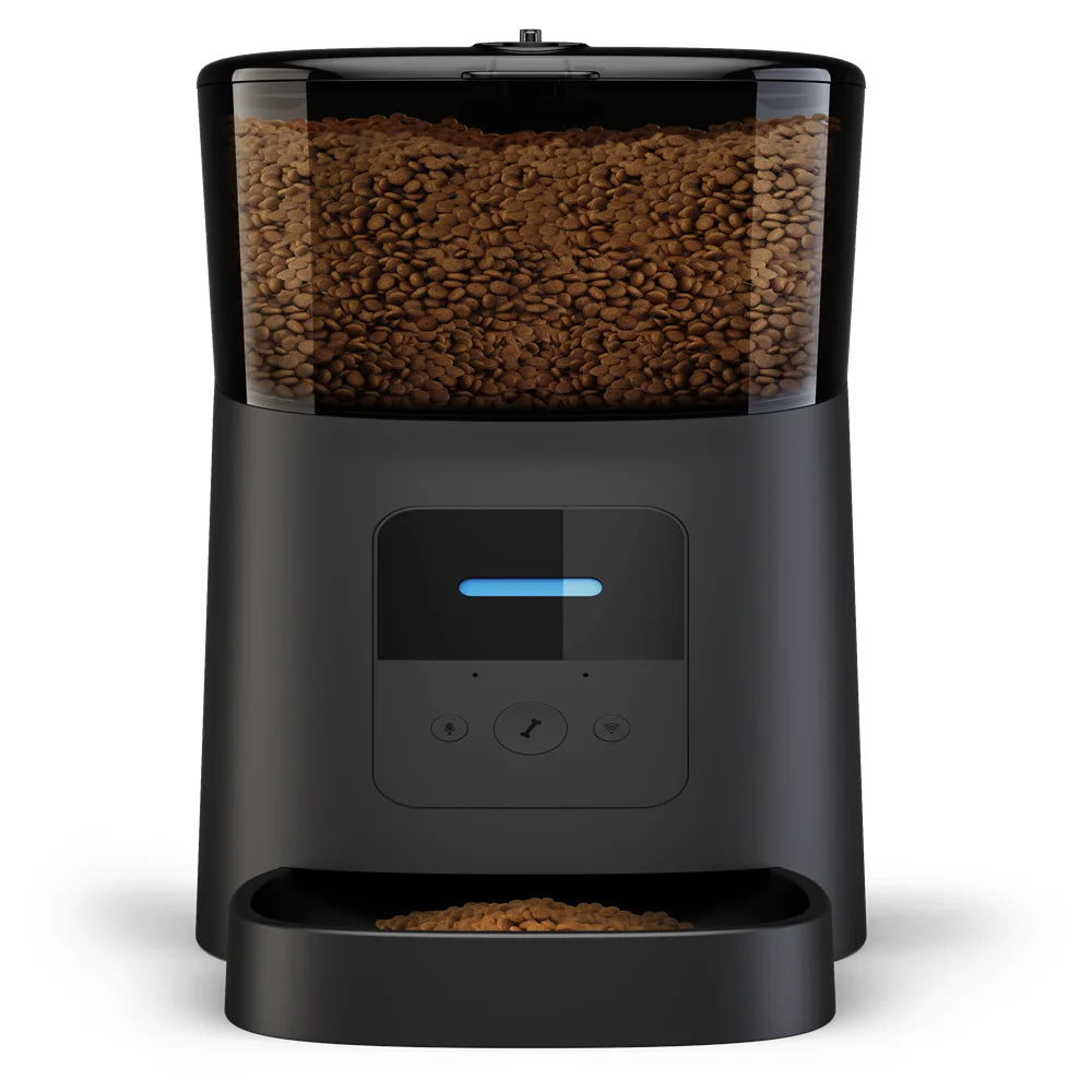 Smart WiFi Automatic Pet Feeder - 6L Large Capacity Food Dispenser for Cats & Dogs with APP Timer