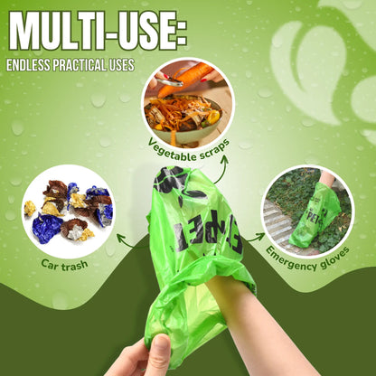 PET N PET USDA Certified Biobased Dog Poop Bags - Available in 270 and 1080 Count, 60 Rolls, 9x13 Inches