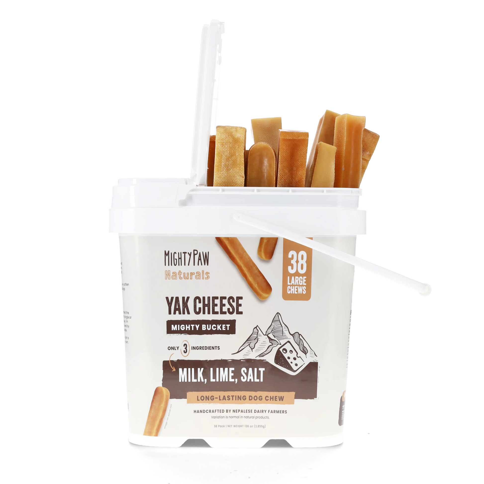 Mighty Paw All-Natural Yak Cheese Dog Chews