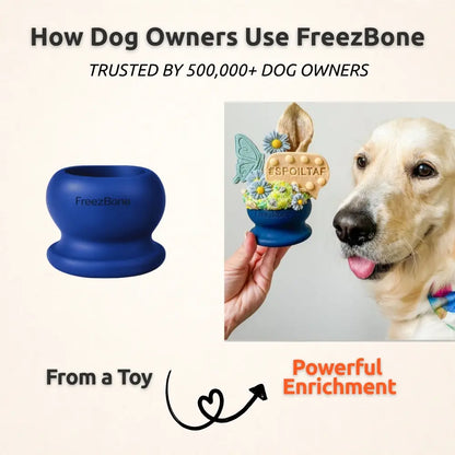 Freezball - Sturdy Fillable Dog Chew Toy