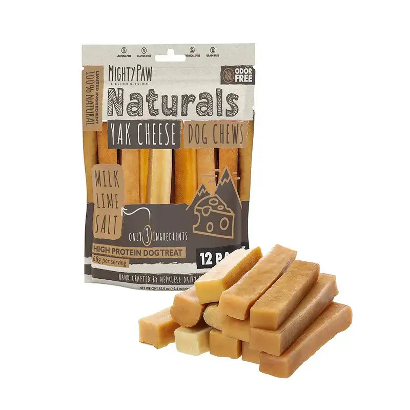 Mighty Paw All-Natural Yak Cheese Dog Chews